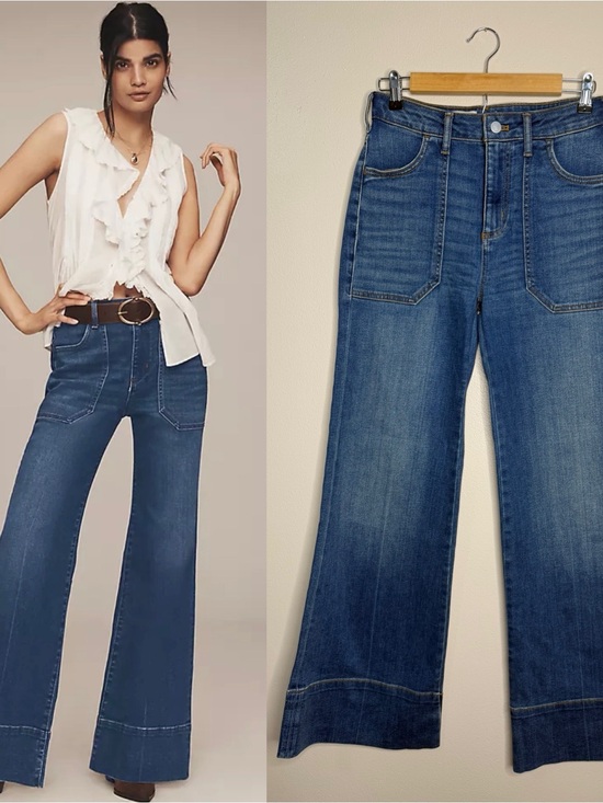 Pilcro Denim - Pilcro Anthropologie The Ryan Relaxed High-Rise Flare